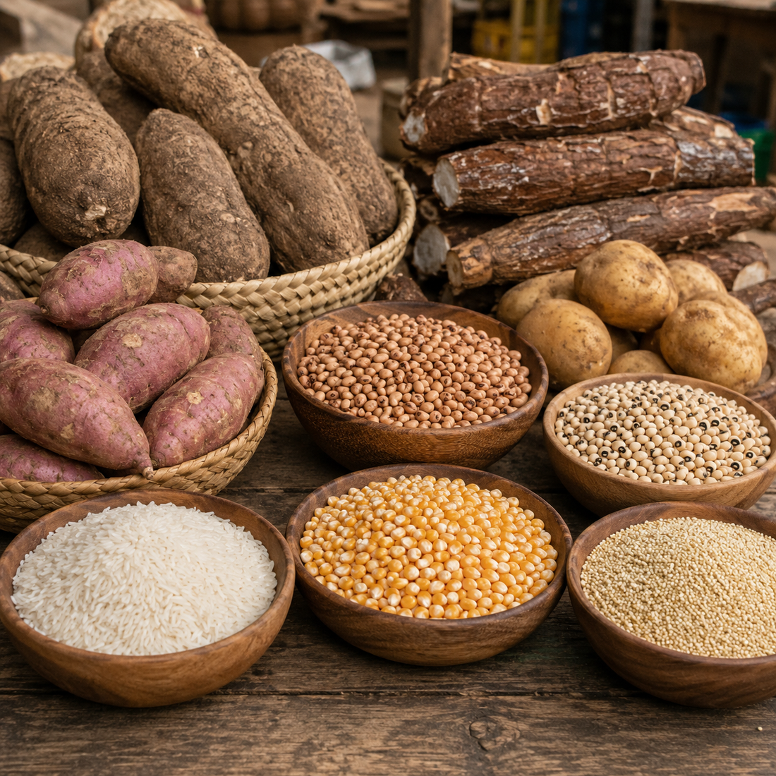 Grains, Beans & Tubers